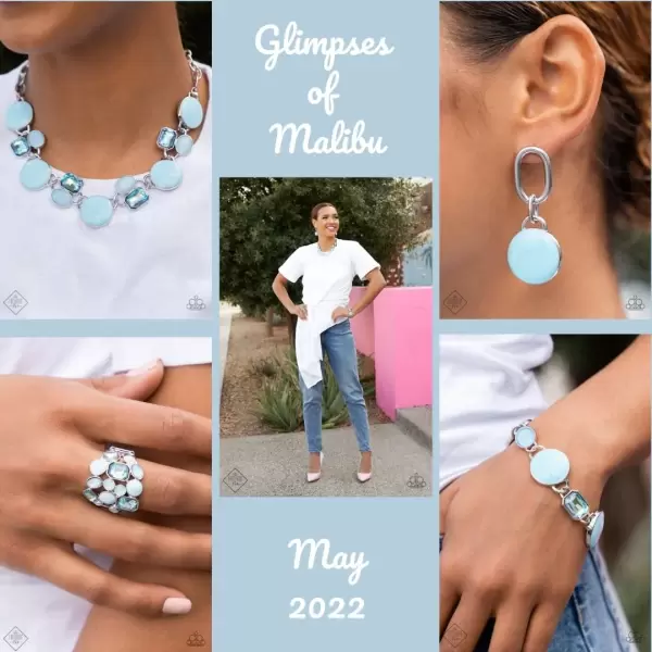 Paparazzi Glimpses of Malibu May 2022 Fashion Fix Blue 