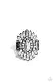 PAPARAZZI - DARINGLY DECO - BLACK RING - 2022 CONVENTION EXCLUSIVE