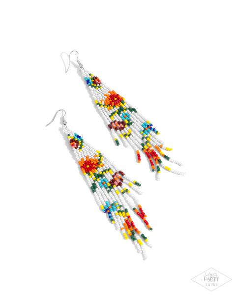 Beaded Gardens - White